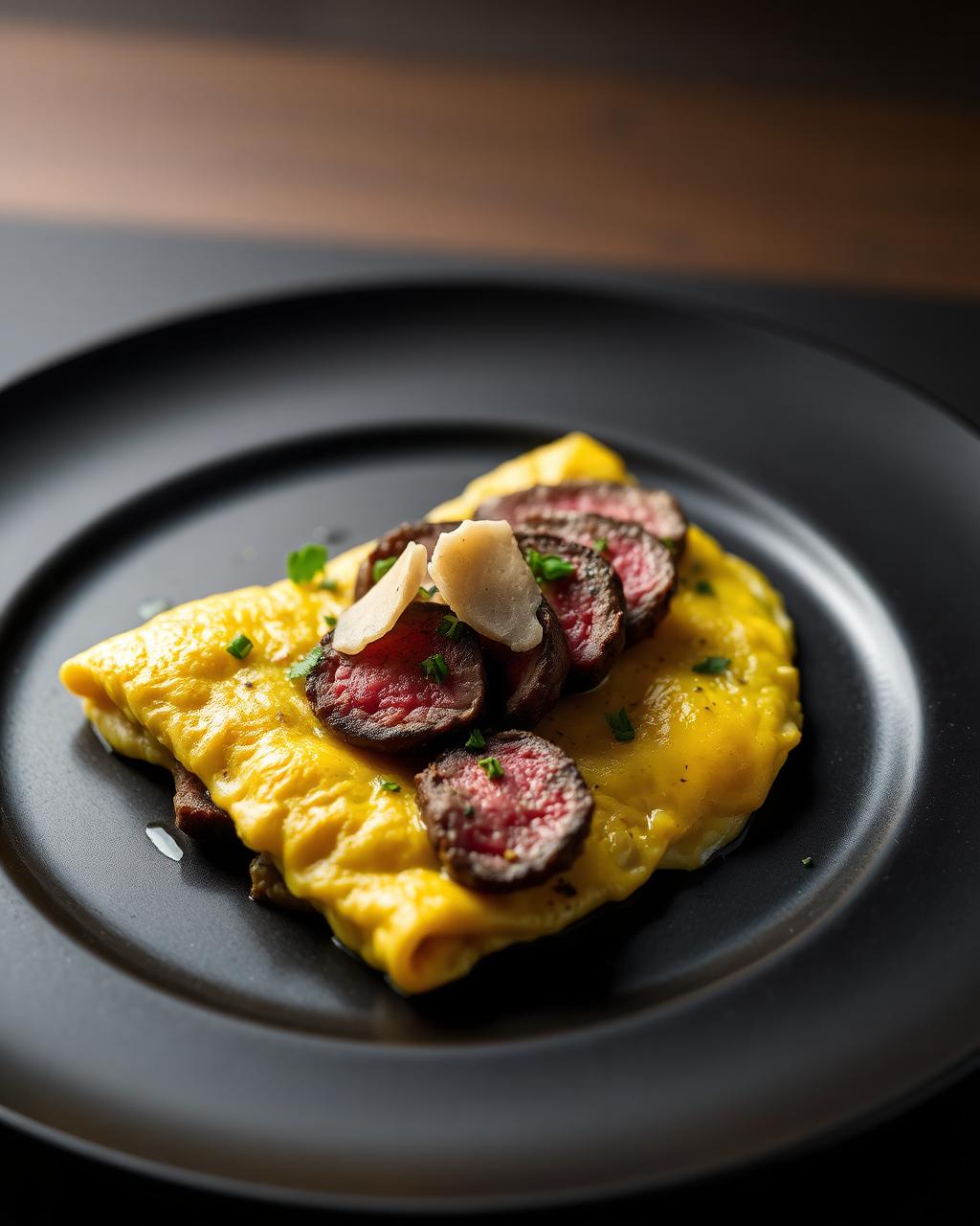 Truffle Steak Omelet